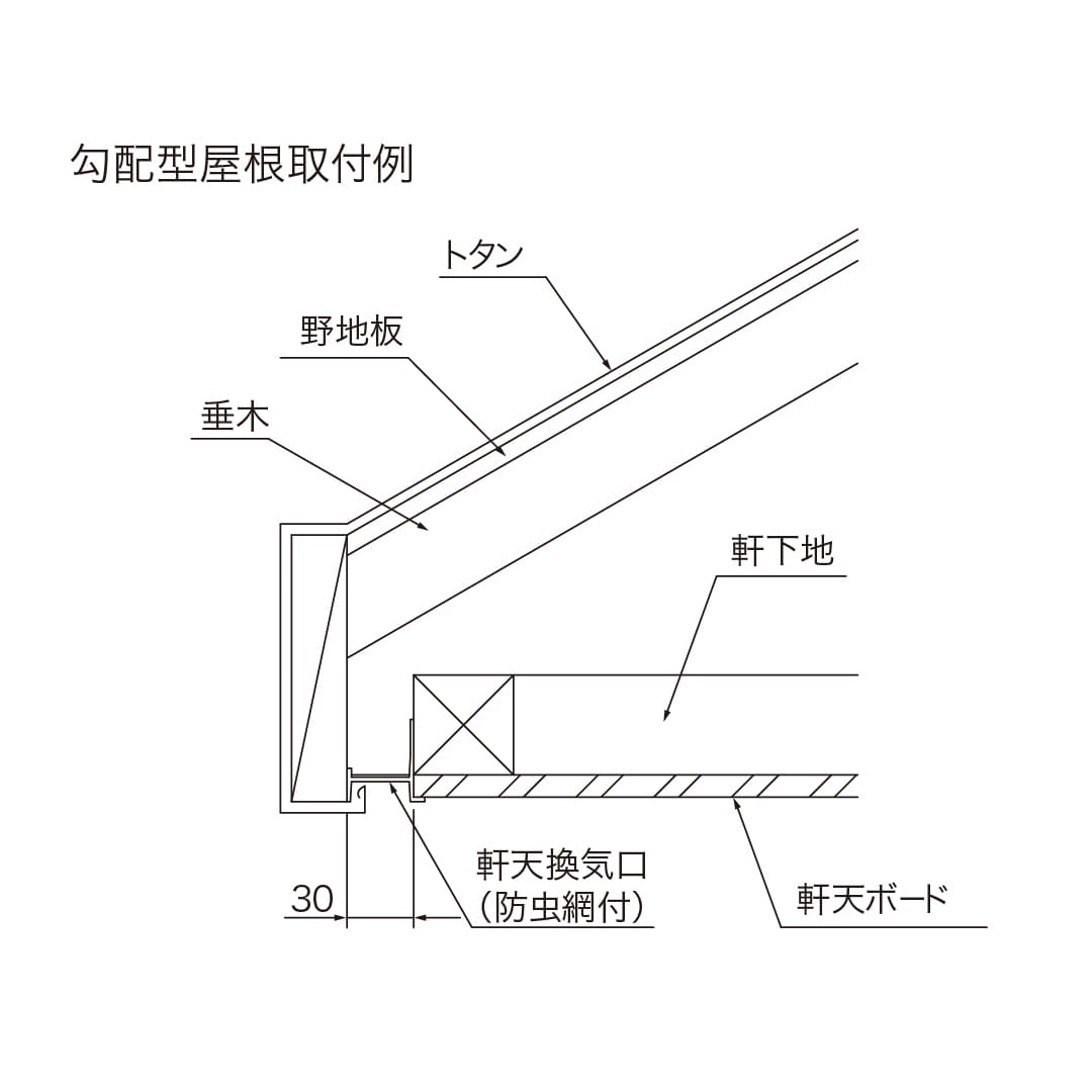 ナスタ 軒天換気口 ロングタイプ 防虫網付 サラン18メッシュ KS-0853P【ケース販売】20本入 樹脂