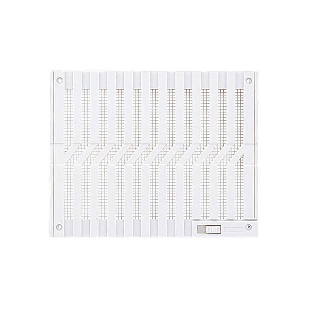 ナスタ 屋内換気口 スライド開閉タイプ シルバーグレー KS-44P-SG 樹脂 木枠留め