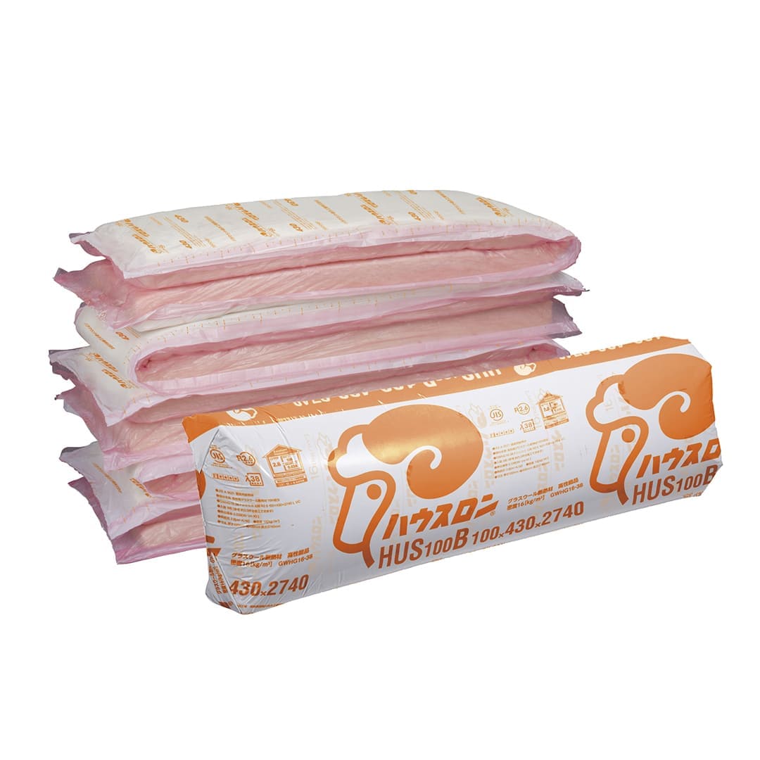 【10ｹｰｽ以上で送料無料】ハウスロン 100×395×2740 HUS100A【ケース販売】8枚 断熱材 パラマウント
