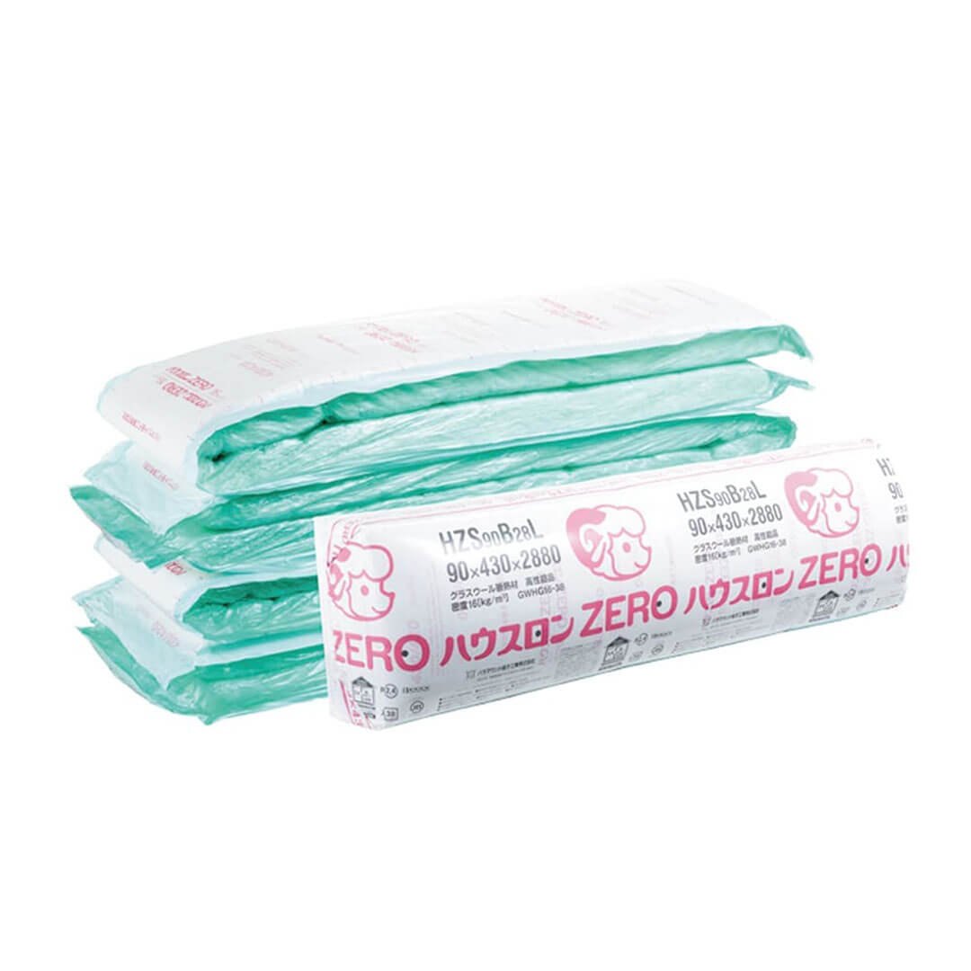 【10ｹｰｽ以上で送料無料】ハウスロンZERO HZS 90×430×2880 HZS90B28L【ケース販売】9枚 断熱材 パラマウント