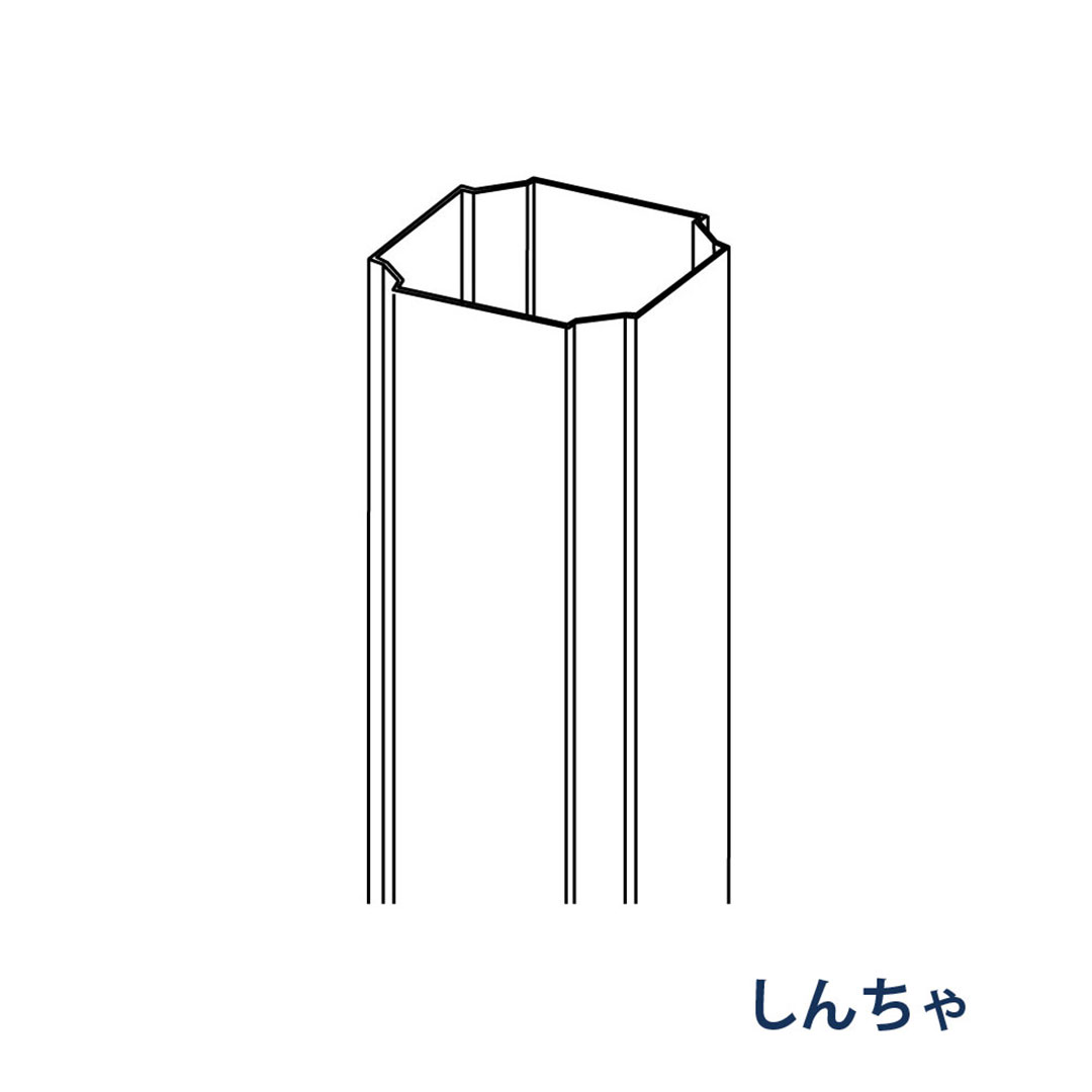 パナソニック たてとい 2700mm KBP5261K しんちゃ 1箱(20本) 雨樋 たてとい30 S30(たて系列部材) 高耐候仕様