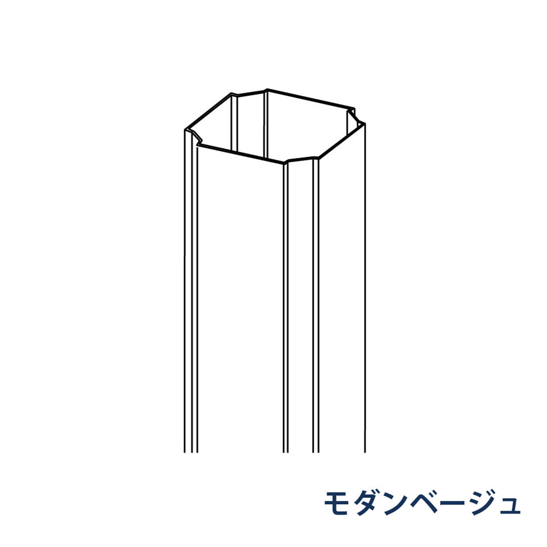 パナソニック たてとい 2700mm KBPX261K モダンベージュ 1箱(20本) 雨樋 たてとい30 S30(たて系列部材) 高耐候仕様