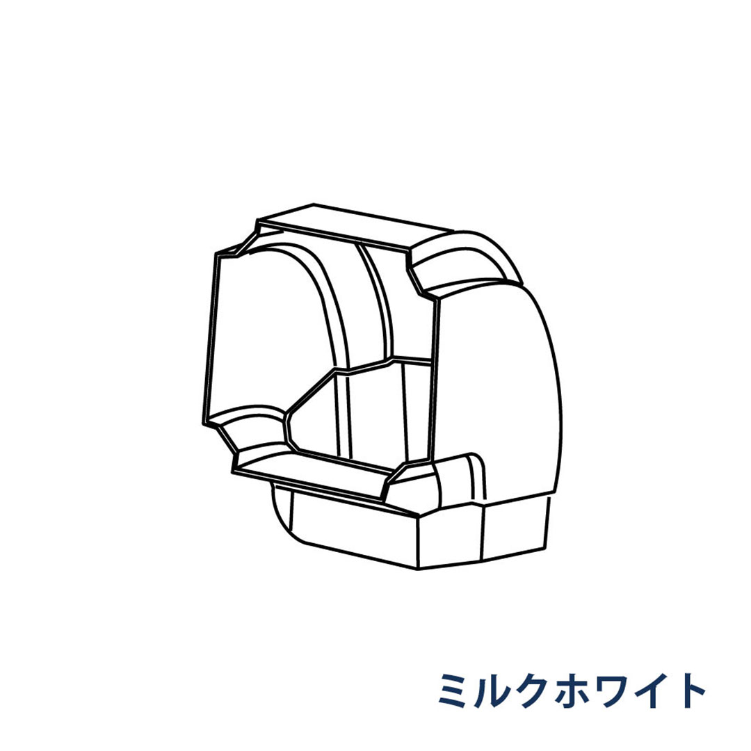 パナソニック エルボ 92° KBP0563K ミルクホワイト 1箱(30個) 雨樋 たてとい30 S30(たて系列部材) 高耐候仕様