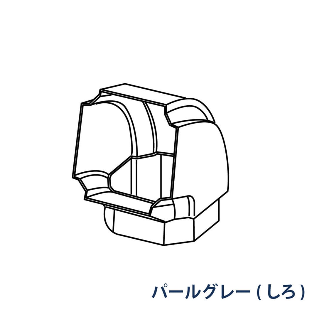 パナソニック エルボ 105° KBP1562K パールグレー(しろ) 1箱(30個) 雨樋 たてとい30 S30(たて系列部材) 高耐候仕様