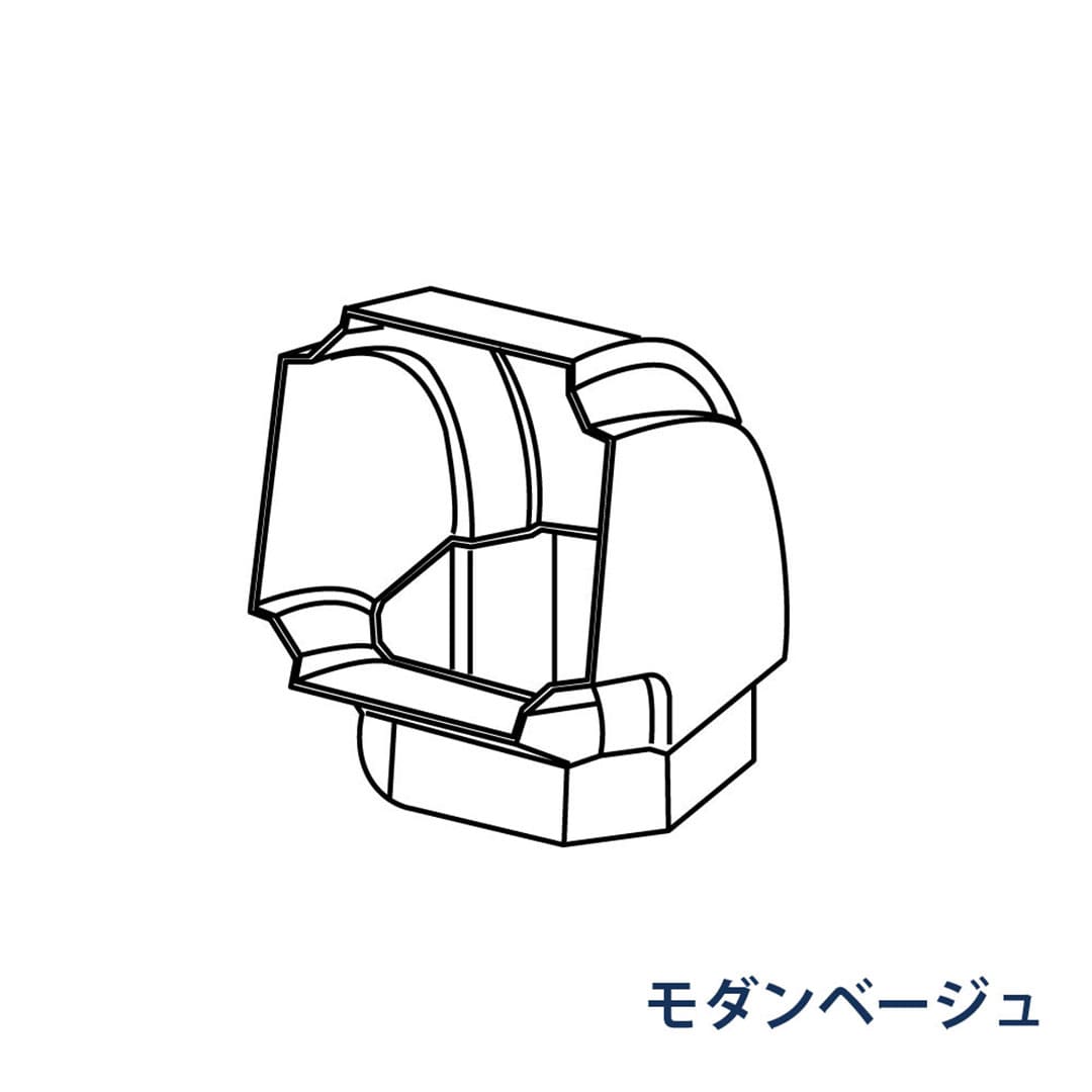 パナソニック エルボ 105° KBPX562K モダンベージュ 1箱(30個) 雨樋 たてとい30 S30(たて系列部材) 高耐候仕様