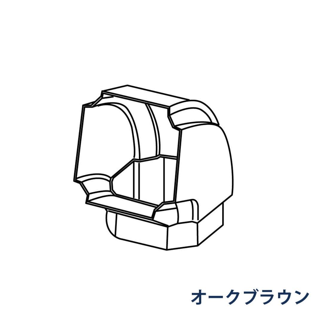 パナソニック エルボ 105° KBPZ562K オークブラウン 1箱(30個) 雨樋 たてとい30 S30(たて系列部材) 高耐候仕様