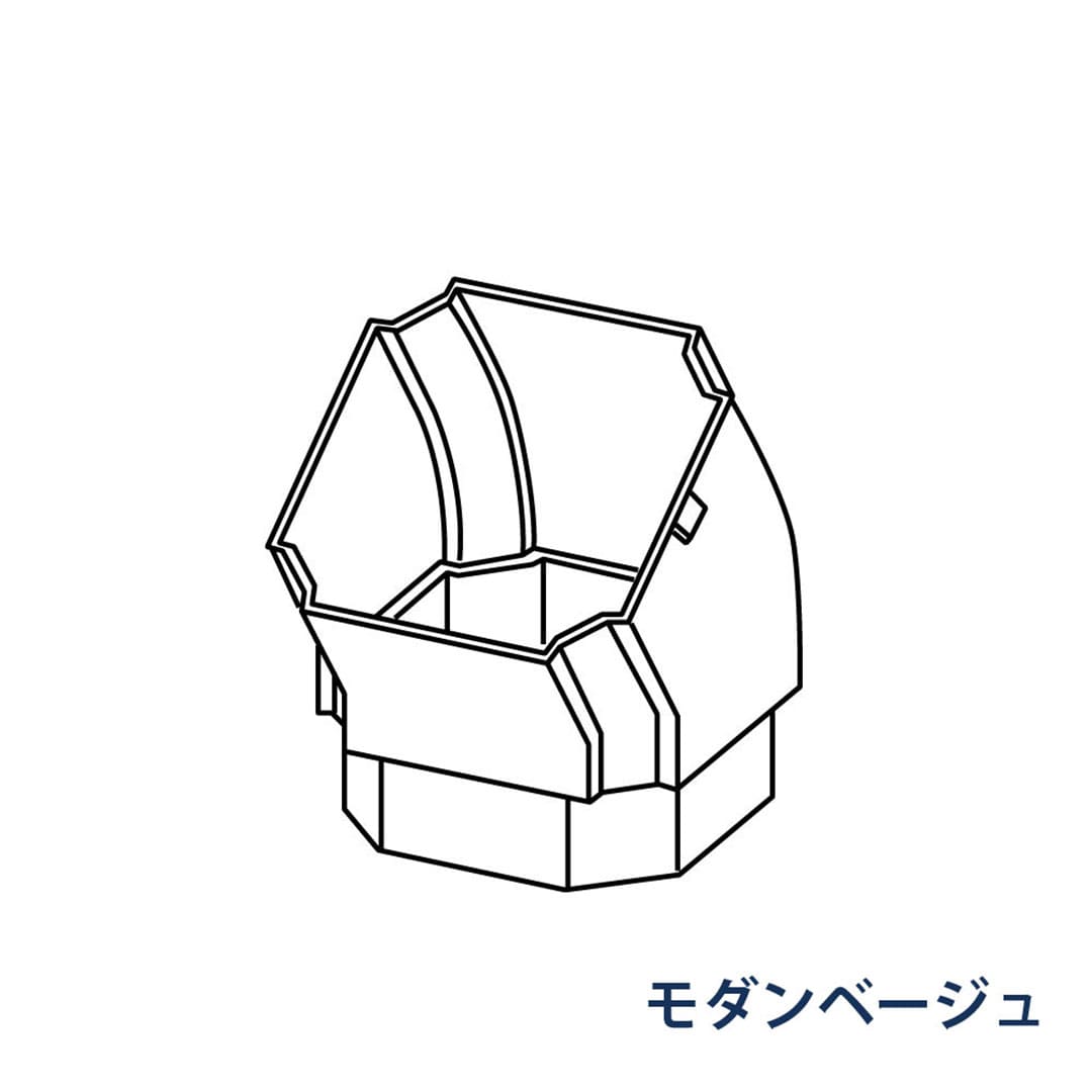 パナソニック エルボ 145° KBPX565K モダンベージュ 1箱(10個) 雨樋 たてとい30 S30(たて系列部材) 高耐候仕様