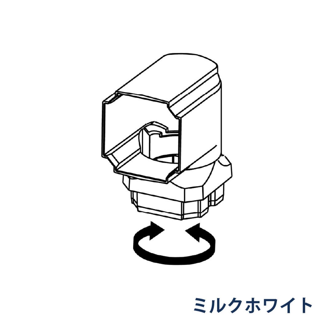 パナソニック くるくるエルボ 92° KBP05633K ミルクホワイト 1箱(10個) 雨樋 たてとい30 S30(たて系列部材) 高耐候仕様