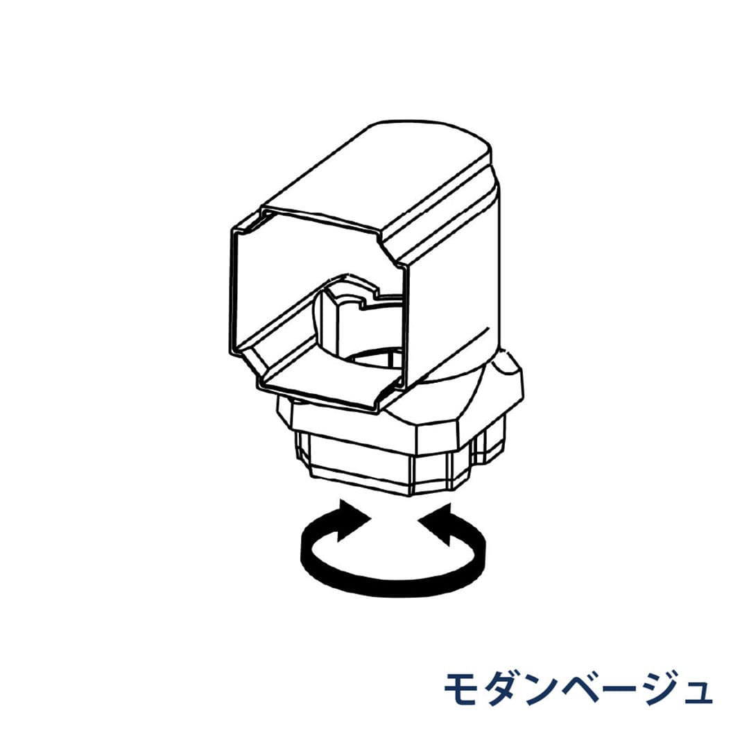 パナソニック くるくるエルボ 92° KBPX5633K モダンベージュ 1箱(10個) 雨樋 たてとい30 S30(たて系列部材) 高耐候仕様