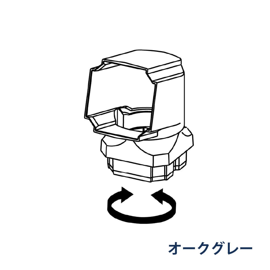 パナソニック くるくるエルボ 105° KBPD5623K オークグレー 1箱(10個) 雨樋 たてとい30 S30(たて系列部材) 高耐候仕様