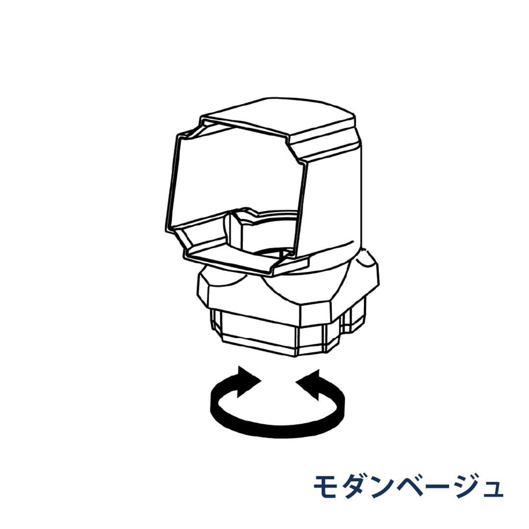 パナソニック くるくるエルボ 105° KBPX5623K モダンベージュ 1箱(10個) 雨樋 たてとい30 S30(たて系列部材) 高耐候仕様
