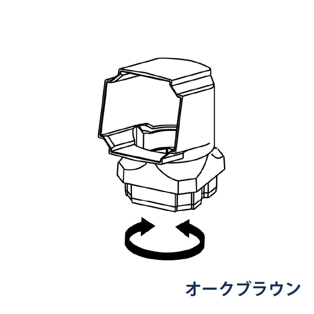 パナソニック くるくるエルボ 105° KBPZ5623K オークブラウン 1箱(10個) 雨樋 たてとい30 S30(たて系列部材) 高耐候仕様