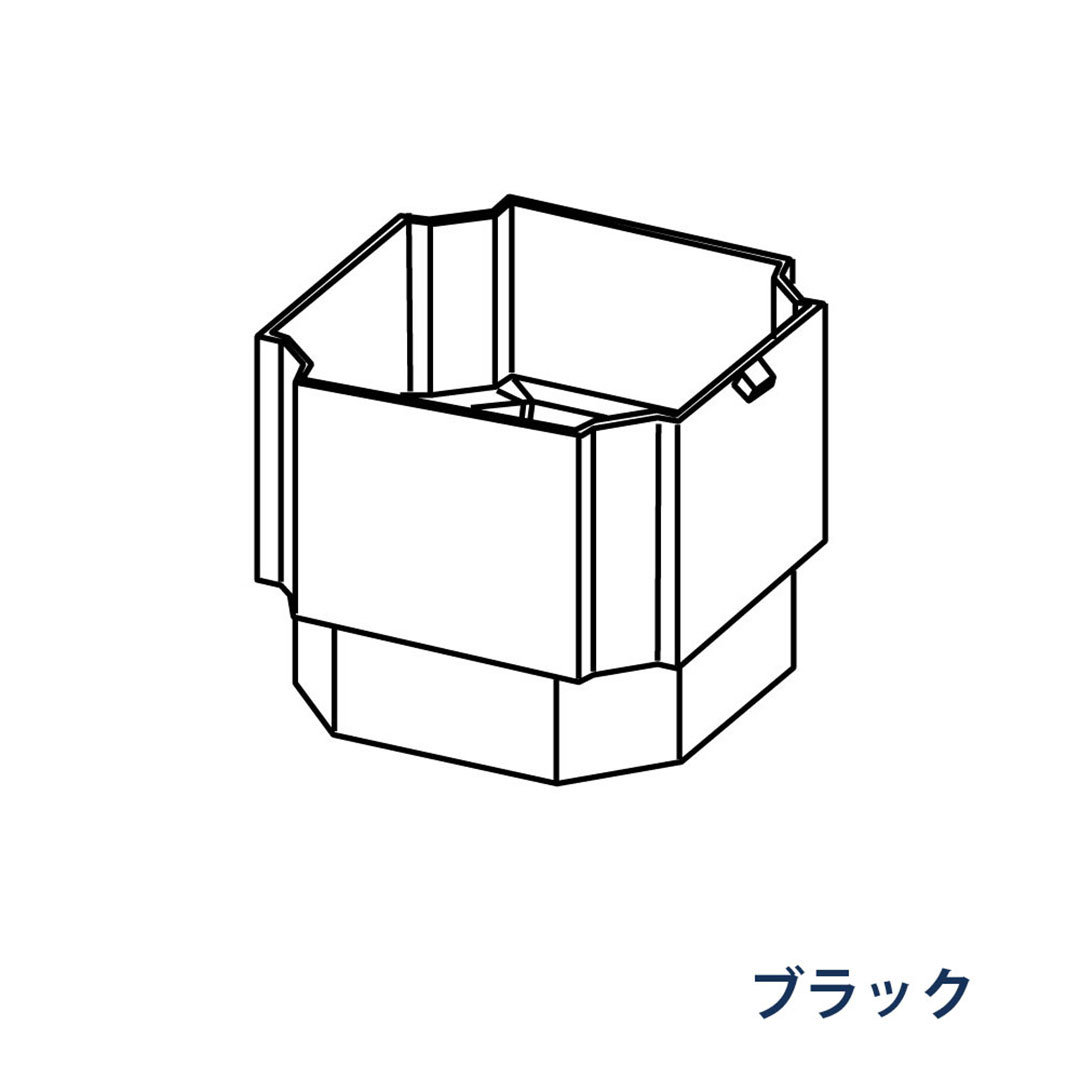 パナソニック たて継手 KBP6860K ブラック 1箱(20個) 雨樋 たてとい30 S30(たて系列部材) 高耐候仕様