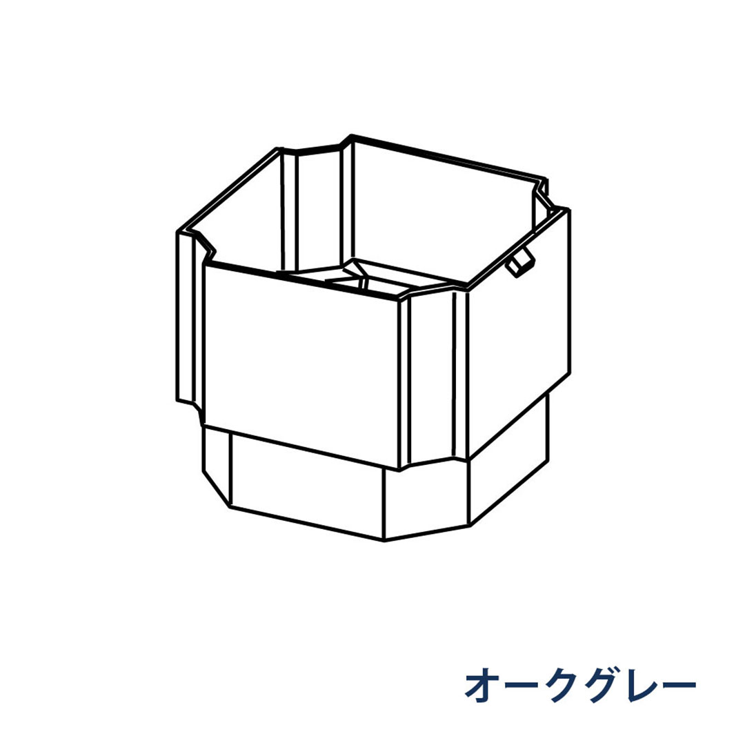 パナソニック たて継手 KBPD860K オークグレー 1箱(20個) 雨樋 たてとい30 S30(たて系列部材) 高耐候仕様