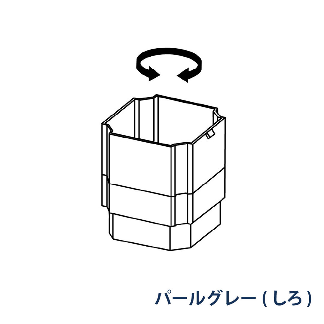 パナソニック くるくる継手 KBP1867K パールグレー(しろ) 1箱(10個) 雨樋 たてとい30 S30(たて系列部材) 高耐候仕様