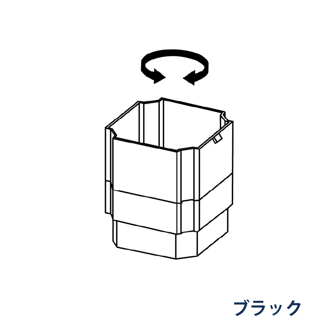 パナソニック くるくる継手 KBP6867K ブラック 1箱(10個) 雨樋 たてとい30 S30(たて系列部材) 高耐候仕様