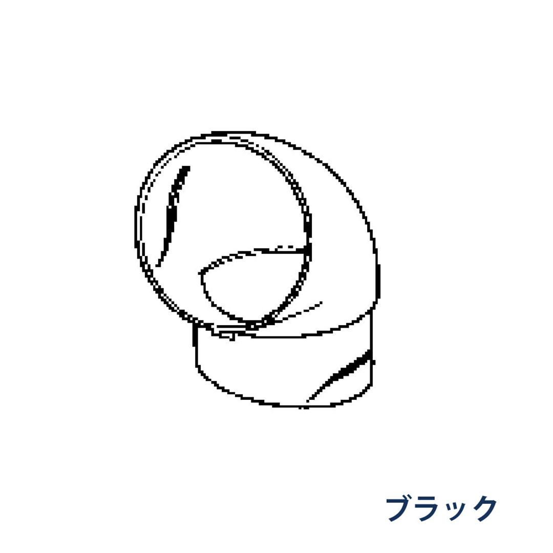 パナソニック エルボ(異径) 75x60 105° KQ6582 ブラック 1箱(10個) 雨樋 たてとい60 60(たて系列部材)