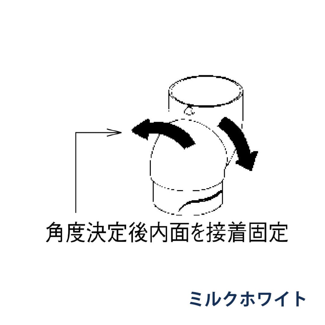 パナソニック 回転エルボ 90-180° KQ0546 ミルクホワイト 1箱(50個) 雨樋 たてとい60 60(たて系列部材)