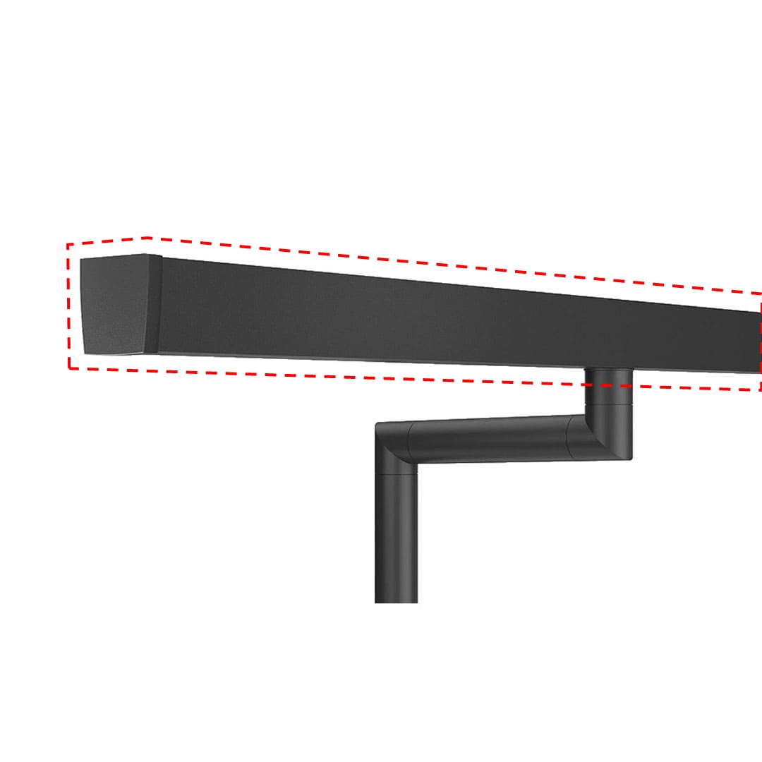 パナソニック 軒とい 3000mm MQK6130 ブラック 1箱(4本) 雨樋 KAKU RK85(軒系列) アイアン 高耐食