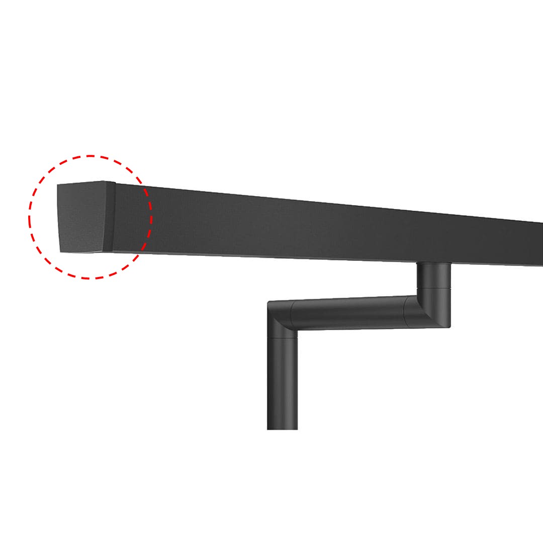 パナソニック 止まり 左右一組 MQK6635 ブラック 1箱(10個) 雨樋 KAKU RK85(軒系列) アイアン 高耐食