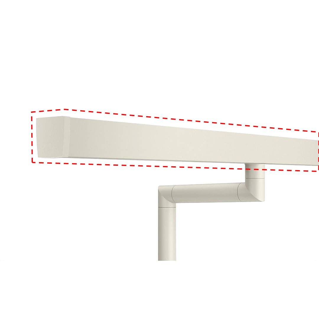 パナソニック 軒とい 3000mm MQK0130 ミルクホワイト 1箱(4本) 雨樋 KAKU RK85(軒系列) アイアン 高耐食