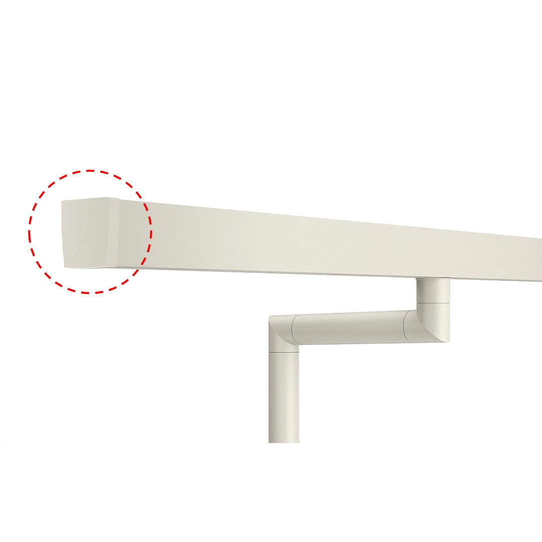 パナソニック 止まり 左右一組 MQK0635 ミルクホワイト 1箱(10個) 雨樋 KAKU RK85(軒系列) アイアン 高耐食