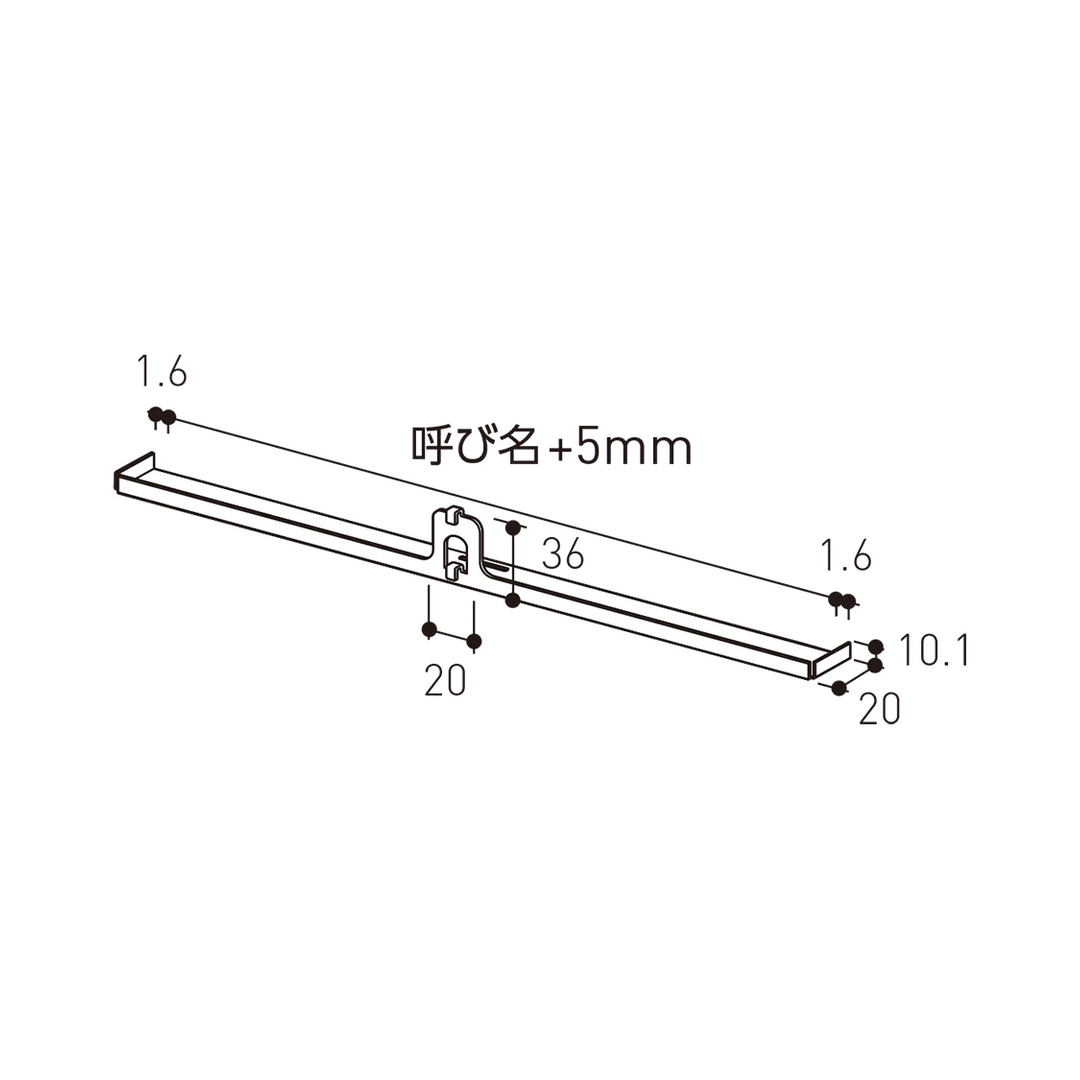 SS シューノ OTHERS 木棚受けブラケット SSFL-FQB 350 Sアイボリー【ケース販売】2個 ROYAL ロイヤル