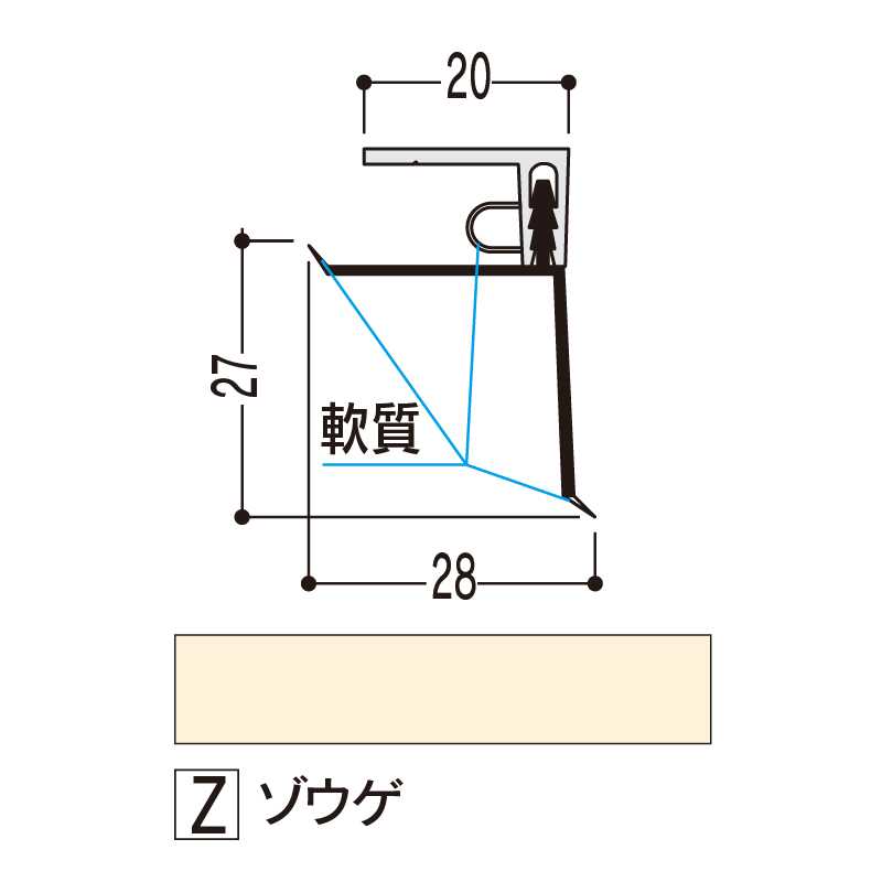 バスパネル 入隅 ゾウゲ 3000mm LE-LZ3【ケース販売】20本 浴室用天井 壁装材