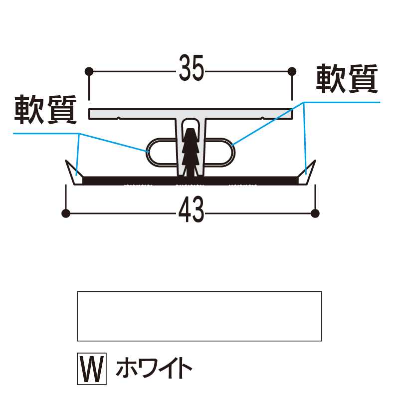 バスパネル ジョイント ホワイト 3000mm LJ-LW3【ケース販売】20本 浴室用天井 壁装材