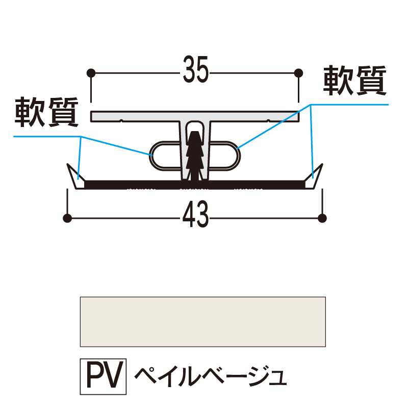 バスパネル ジョイント ペイルベージユ 3000mm LJ-LPV3【ケース販売】20本 浴室用天井 壁装材