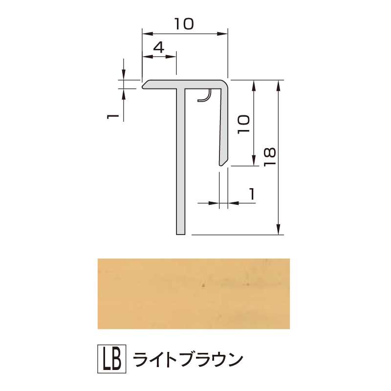 アルパレージ用 出隅 ライトブラウン 2450mm AD2LB【ケース販売】20本 壁面 化粧パネル 内装 浴室 水廻り