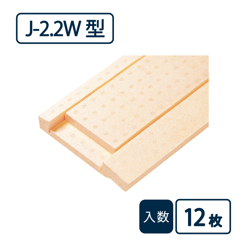 フクフォーム 大引根太工法 J-2.2W型 FFJ22W【ケース販売】12枚 断熱材 ポリスチレン フクビ