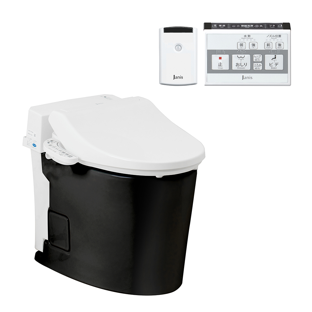 SmartCleanⅢα 床排水仕様 一般地用 ブラック SMA8205SGB/BK タンクレストイレ ジャニス工業