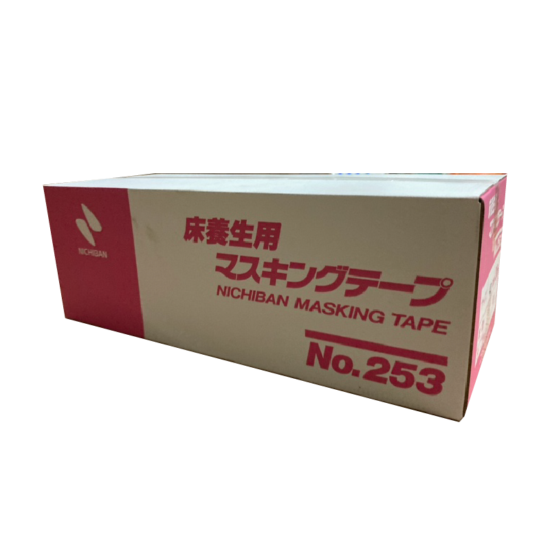ニチバンテープ No253 40mm 青 【ケース販売】 30巻入 床養生
