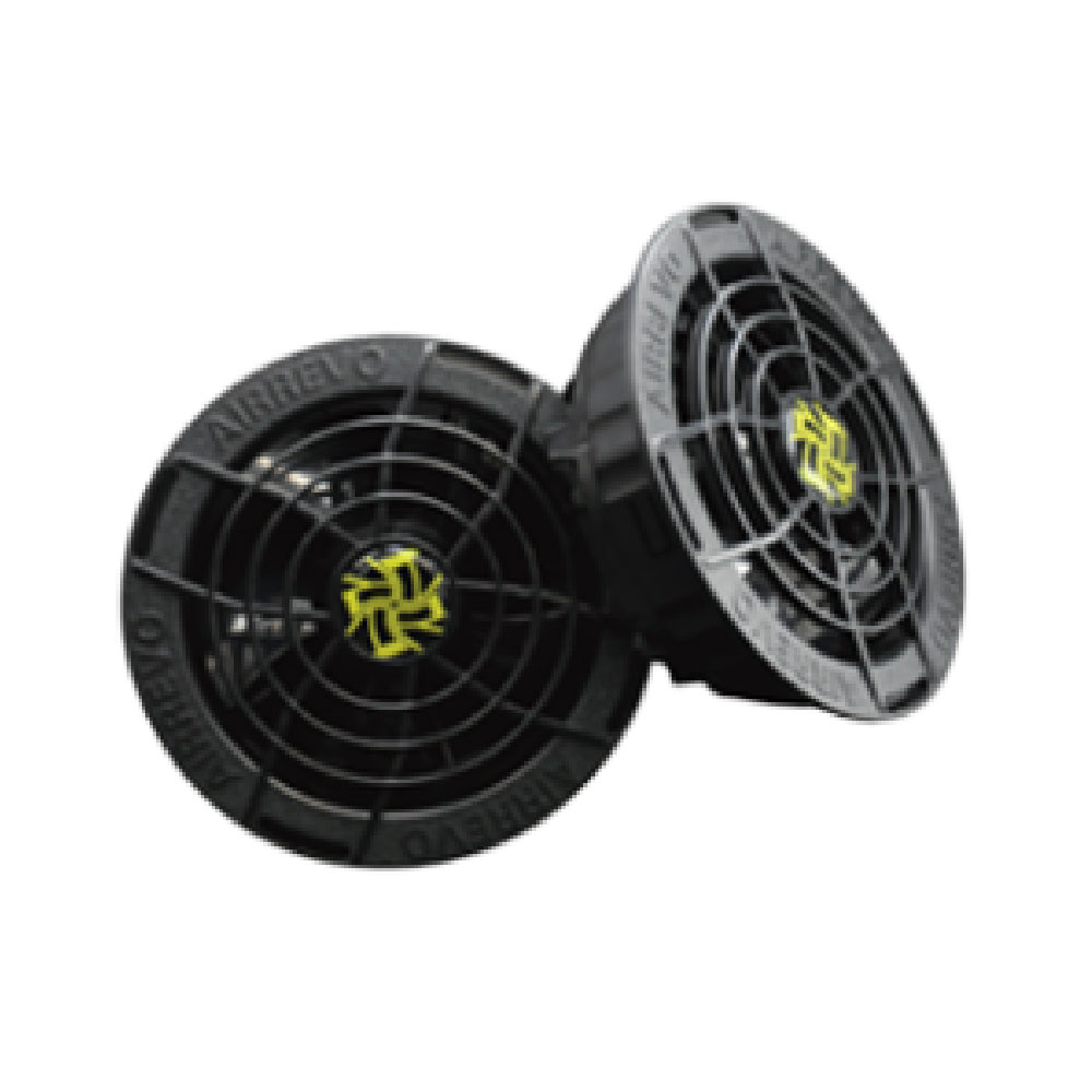 ファンセット 25V AR527F 空調ウェア 作業着 ワークウエア KMネクスト Air Revolution (バッテリー別売)