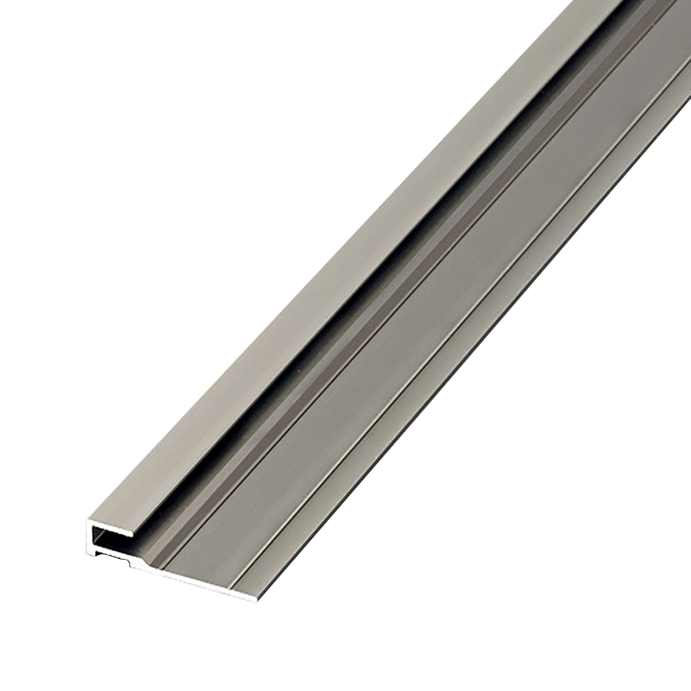 エバーアートボード 見切材 エンド用見切材 薄型 L3700mm クリアシルバー 00222278 タカショー（法人限定）