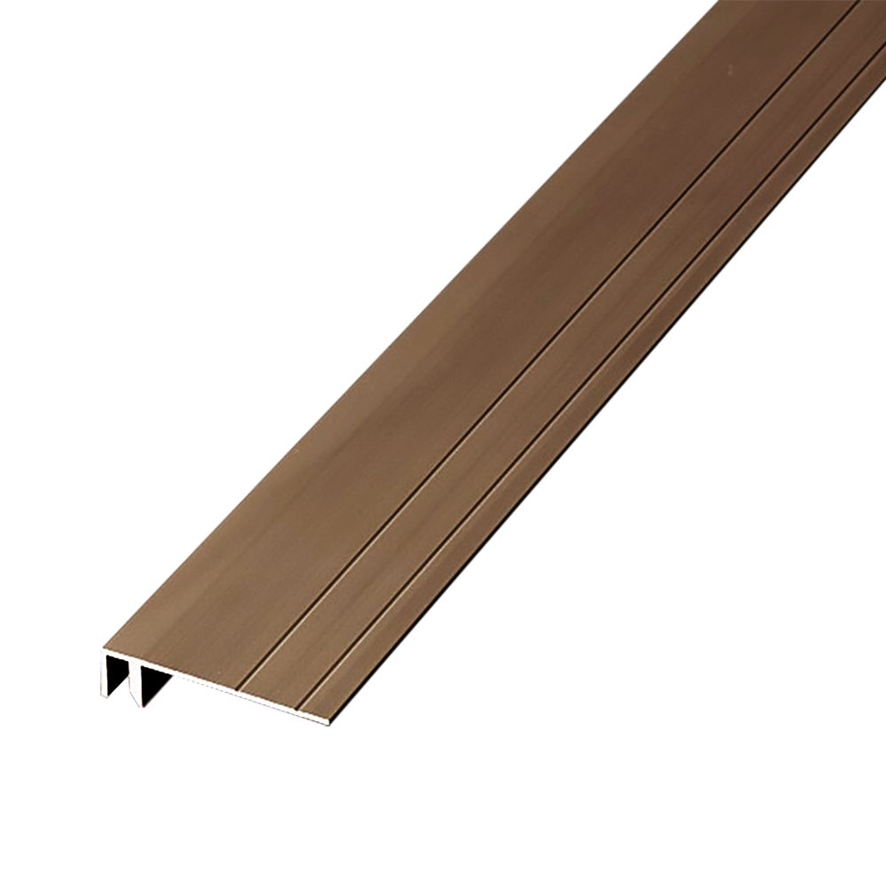 エバーアートボード 見切材 ロング薄型 L3700mm 天端用見切材 ブロンズ 00222186 タカショー（法人限定）