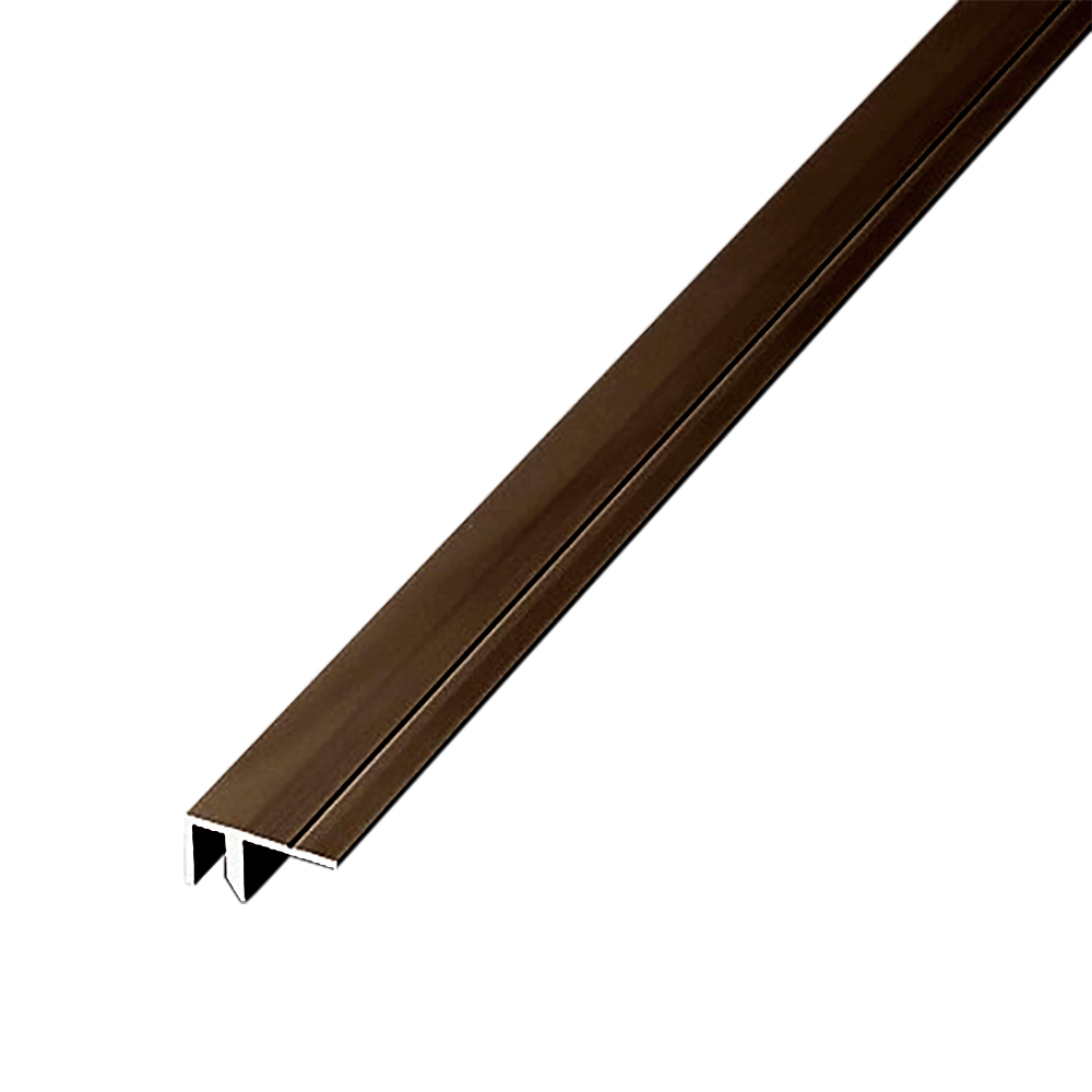 エバーアートボード 見切材 ショート薄型 L3700mm 天端用見切材 ブラウン 00434671 タカショー（法人限定）