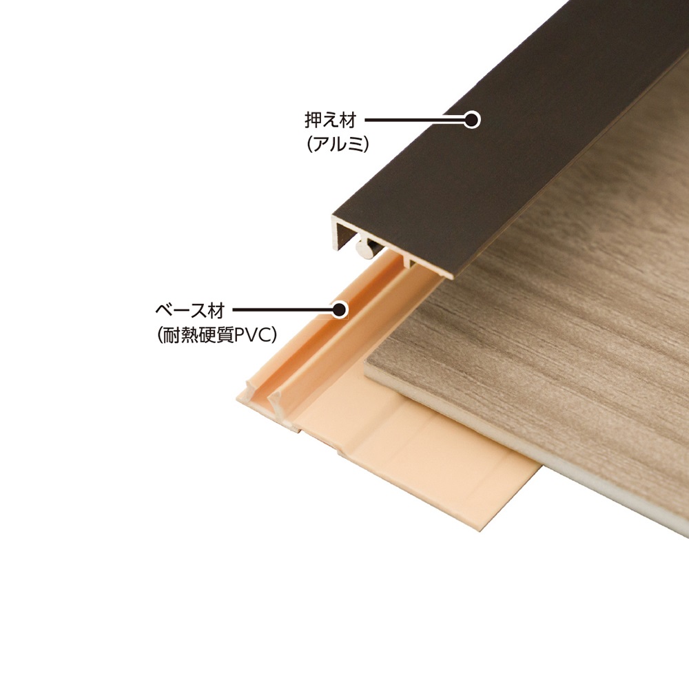 エバーアートボード 嵌合式見切材 セット L3700mm ブラウン 00511242 タカショー（法人限定）