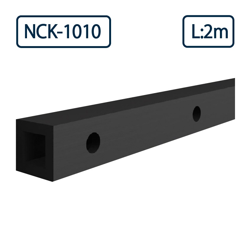 【受注生産】カーストッパー NCKタイプ 2m（スクエア型･中空）NCK-1010 ナカ工業（法人限定）