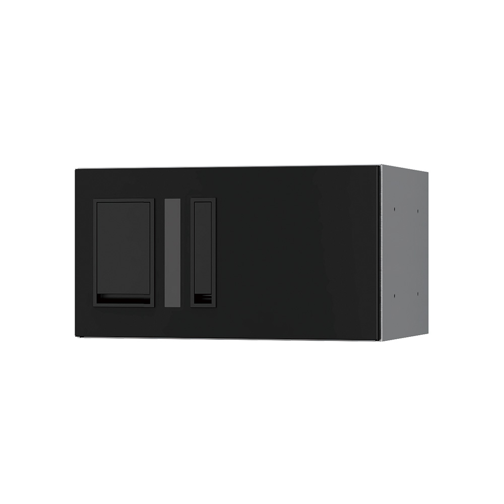 ナスタ Nasta Box プチ宅 KS-TLP36R2AN-BK H200×W360mmタイプ（捺印付き）ブラック 集合住宅用 宅配ボックス 前入前出