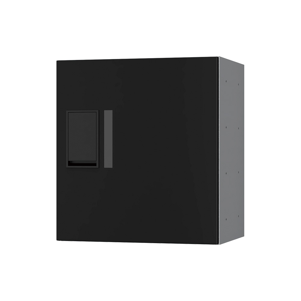 ナスタ Nasta Box プチ宅 KS-TLP36R4A-BK H400×W360mmタイプ（捺印無し）ブラック 集合住宅用 宅配ボックス 前入前出