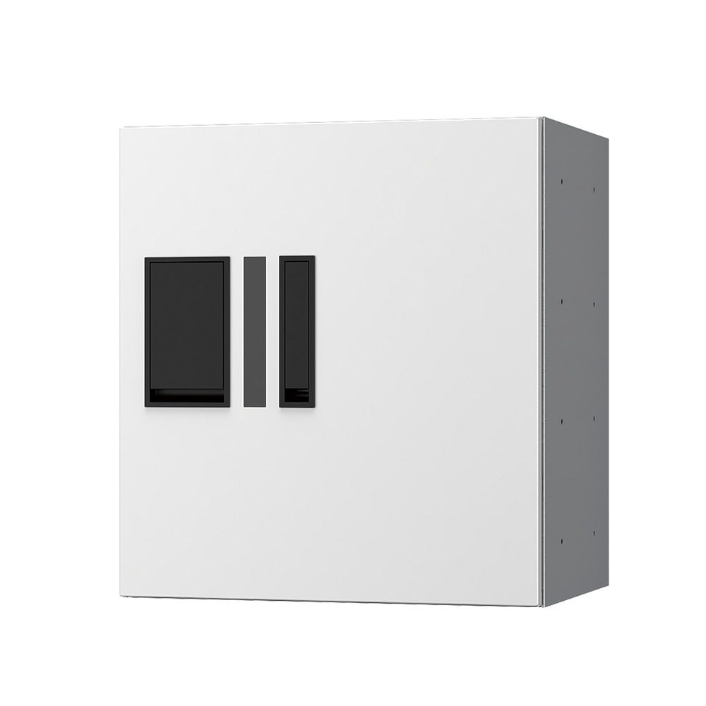 ナスタ Nasta Box プチ宅 KS-TLP36R4AN-W H400×W360mmタイプ（捺印付き）ホワイト 集合住宅用 宅配ボックス 前入前出