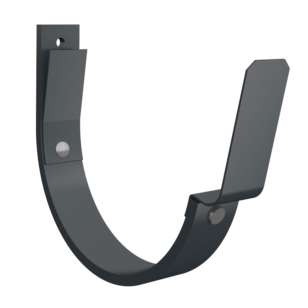 軒樋ブラケット(塗装のみ)(Φ100) グラファイトグレー K07-100-035 雨どい 雨樋 北欧 Lindab リンダブ スウェーデン シマブン