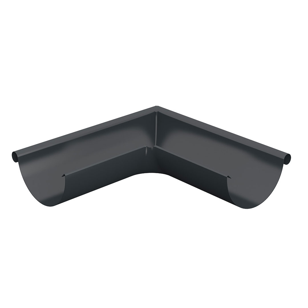軒Lアングル(外角)(Φ100) グラファイトグレー RVY-100-035 雨どい 雨樋 北欧 Lindab リンダブ スウェーデン シマブン