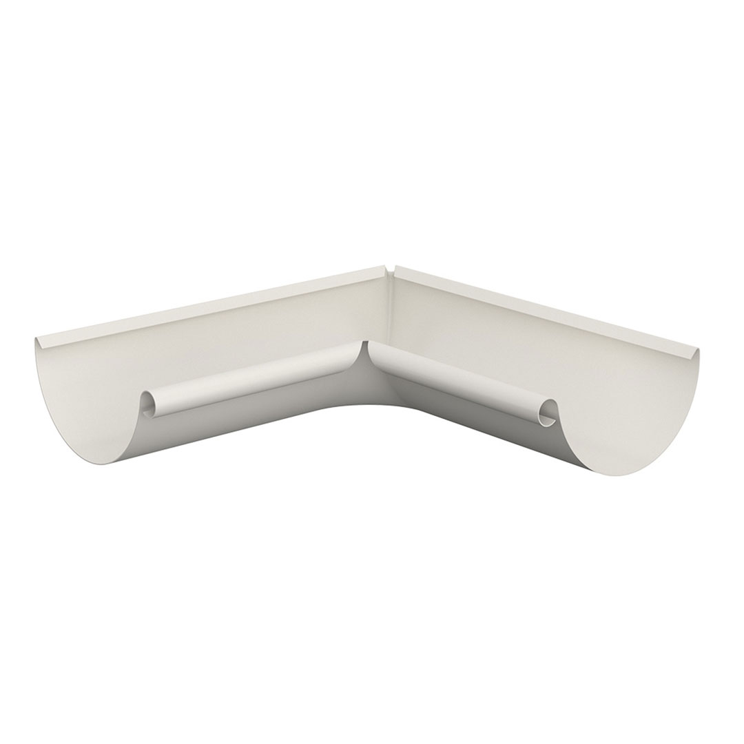 軒Lアングル(内角)(Φ100) 白 RVI-100-001 雨どい 雨樋 北欧 Lindab リンダブ スウェーデン シマブン