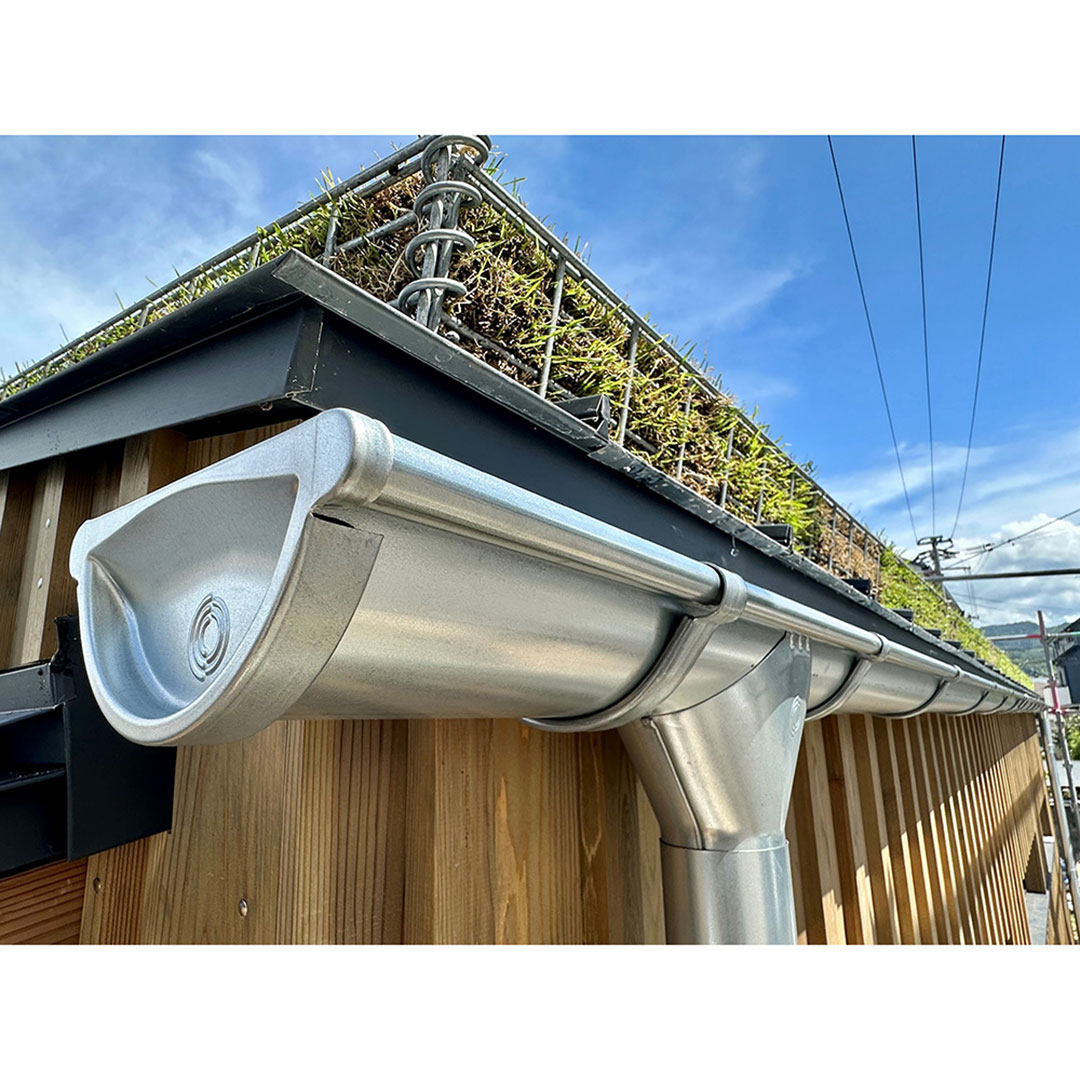 エンド(Φ100) 鉄素地 RG-100-ZM310 雨どい 雨樋 北欧 Lindab リンダブ スウェーデン シマブン