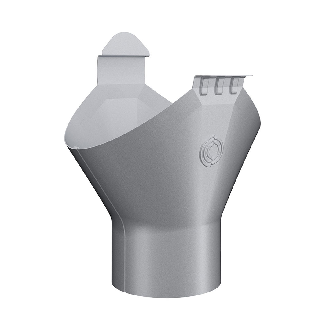 集水器(75)(Φ100) 鉄素地 OMV-100-75-ZM310 雨どい 雨樋 北欧 Lindab リンダブ スウェーデン シマブン