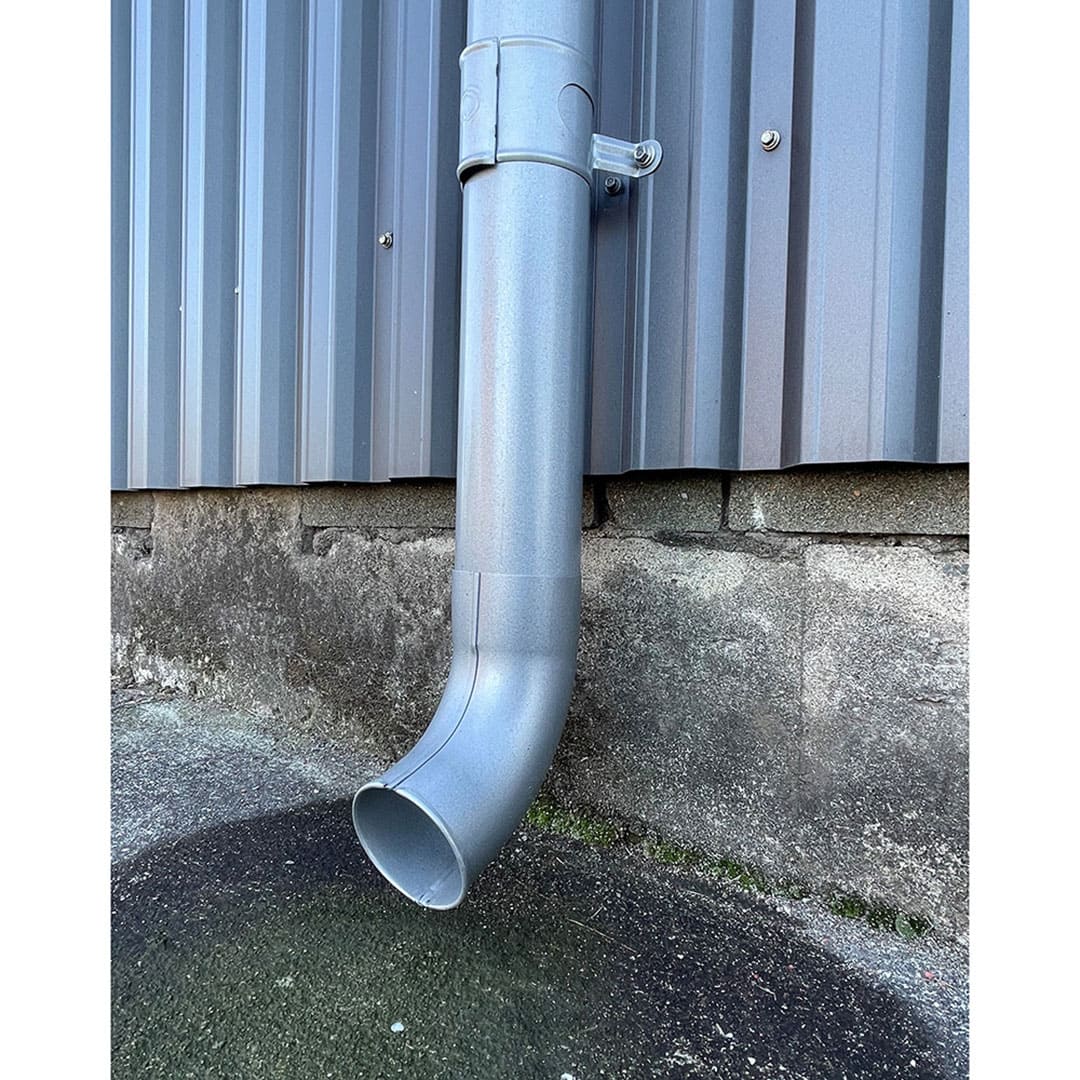 排水口(Φ75) 白 UTK-75-001 雨どい 雨樋 北欧 Lindab リンダブ スウェーデン シマブン