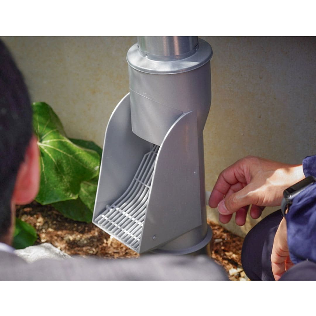 排水口 排出トラップ 白 SLS-001 雨どい 雨樋 北欧 Lindab リンダブ スウェーデン シマブン